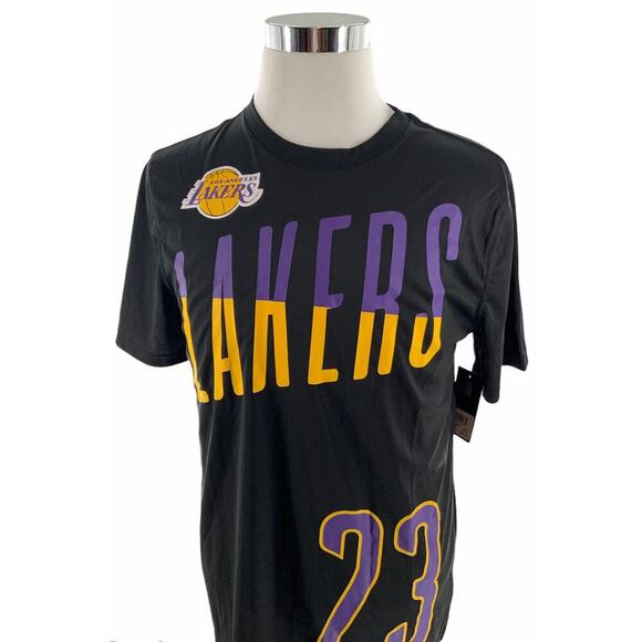 NBA LA Lakers LeBron James #23 Jersey Mens M Basketball Sporty Active Pullover - Picture 1 of 5